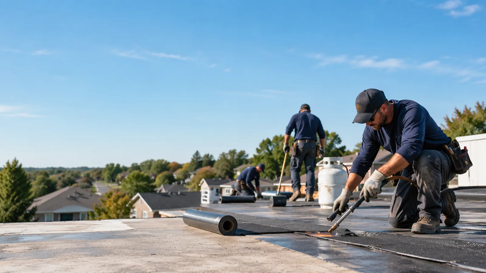 Flat Roof Leak Repair providers in Dahinda, IL